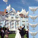 White Peace Bird Helium Balloons Wedding Christening Party Funeral Decoration Prop