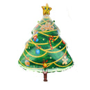 Large Decorated Christmas Tree Balloons Merry Christmas Home Party Accessory