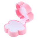 Cute Pink Flower Shape Earrings Ring Bangle Jewelry Gift Box Display Case Wedding Baby shower gift