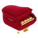 Fashion Velvet Piano Ring Earring Jewelry Container Festival Xmas Gift Box