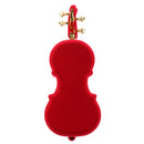Violin Jewelry Box Ring Earring Necklace Xmas Festival Storage Gift Cases