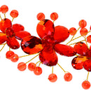 Vintage Plum Blossom Hairpins Hair Clips Bridal Wedding Romatic Headpiece