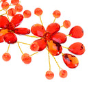 Vintage Plum Blossom Hairpins Hair Clips Bridal Wedding Romatic Headpiece