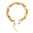 Women Girl Fashion Jewelry Gold Plated Large Circle Twist Hoop Earrings