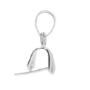 925 Sterling Silver Pendant Pinch Bail Connector Jewelry Making DIY Silver