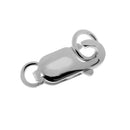 Double Circle 925 Sterling Silver Lobster Clasps for Jewelry DIY