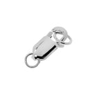 Double Circle 925 Sterling Silver Lobster Clasps for Jewelry DIY