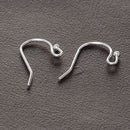 925 Sterling Silver Fish Hook Earring Wires Earrings Hooks Findings Craft