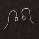 925 Sterling Silver 925 Sterling Silver Earring Fish Hooks Ear wires Findings