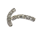 5pcs Tibetan Silver Curved Tube Spacer Beads Jewelry Making Craft