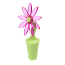 Reusable Champagne Bottle Stopper Plastic Sun Flower Wedding Xmas Party Gift