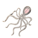 Fashion Costume Pin Jewellry Rhinestone Crystal Octopus Brooch Pin for Women