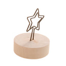 Pack of 10 Lovely Star Design Photo/Memo/Note Clip Stand Table Menu Card Holder