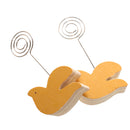10pcs Wooden Peave Dove Memo Holder Notes Cards Wire Clip Photo Organizer