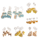 10pcs Wooden Peave Dove Memo Holder Notes Cards Wire Clip Photo Organizer