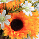Bridal Bridesmaid Flower Girl Sunflower Bouquet Rustic Wedding Decoration