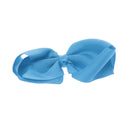 Cute Fashionable Girls Bow Hair Bobbles Clips Pins Wedding Hair Piece Head Wear Blue
