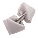 Cute Fashionable Girls Bow Hair Bobbles Clips Pins Wedding Hair Piece Head Wear Gray