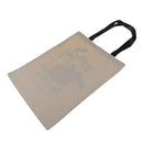 Women Girls Cute Pumpkin and Ghost Print Handbag Cotton Canvas Tote Bags