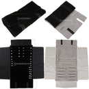 Fashion Velvet Organizer Jewelry Roll Travel Makeup Bag Neckalce Earrings Brooch Case Pouch