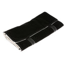 Black Grey Portable Roll Storage Bag Flannelette Necklace Holder Display