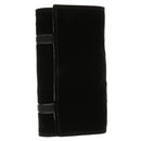 Black Grey Portable Roll Storage Bag Flannelette Necklace Holder Display