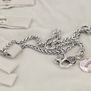 Black Grey Portable Roll Storage Bag Flannelette Necklace Holder Display