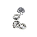 5pcs Sister Heart Love Charm Pendant For Silver Chain Charm Bracelet Necklace