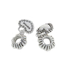 5pcs Sister Heart Love Charm Pendant For Silver Chain Charm Bracelet Necklace