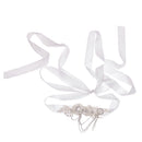 Elegant Wedding Bridal Bridesmaid Sash Belt Dress Decoration Crystal Pearl Waistband Long Satin