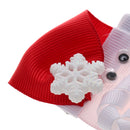 Santa Claus Hair Bow Clip Alligator Clips Girls Ribbon Bow Kids Girls Hair Accessories
