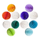 Wedding Party Suppliers Paper Honeycomb Party Decoration Ball Beige