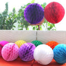 Wedding Party Suppliers Paper Honeycomb Party Decoration Ball Beige