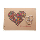 Love forever Album Manual Paste Album Black Cards Photos Pictures Album for DIY