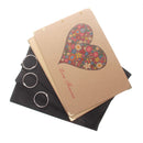 Love forever Album Manual Paste Album Black Cards Photos Pictures Album for DIY