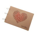 Red Rose Love Stripe DIY Photo Album Scrapbook Diary Gift Memory Love 30 Sheets 60 Pages