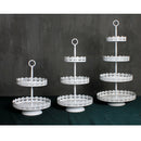 Novelty Cupcake Stand Wedding Party Supplies Cake Display Decor White 2-Tier