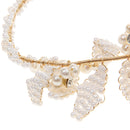 Wedding Bridal Bridesmaid Diamante Real Pearl Headband Handmade Headpiece