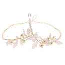 Wedding Bridal Bridesmaid Diamante Real Pearl Headband Handmade Headpiece