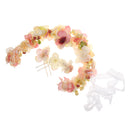 Wedding Bridal Beautiful Floral Flower Headband Hair Clip Handmade Headpiece