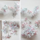 Fashion Elegent Wedding Bridal Veil with Feather Hair Clip Hair Decoration