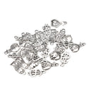 Pack of 30 Various Style Antique Silver US Dollar Symbol Pendant DIY Jewelry Making