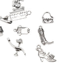 Pack of 30 Vintage Jewelry Charms Family Pendants for DIY Jewelry Craft Xmas Gift