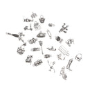 Pack of 30 Vintage Jewelry Charms Family Pendants for DIY Jewelry Craft Xmas Gift