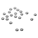 Pack of 20 Antique Silver Flower Loose Beads DIY Necklace Bracelet Jewelry Craft