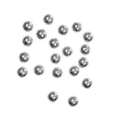 Pack of 20 Antique Silver Flower Loose Beads DIY Necklace Bracelet Jewelry Craft