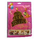 Pretty Happy Birthday Letters Design Foil Balloons Birthday Party Supplies Bright Gold