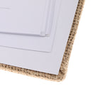 Vintage Wedding Burlap Hessian Lace Flower Pearl Guest Book