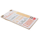 Home Wood Pencil Letters Printed Hanging Wall Signs Plaque