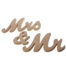 Rustic Mr & Mrs Wooden Letters Wedding Standing Sign Decor Table Centerpiece